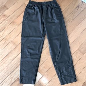 Zara faux leather loose pants